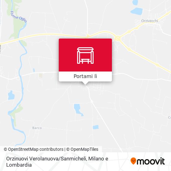 Mappa Orzinuovi Verolanuova / Sanmicheli