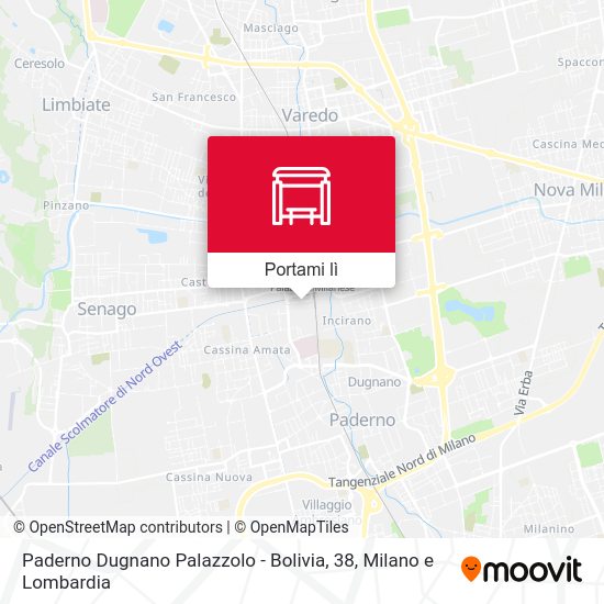 Mappa Paderno Dugnano Palazzolo - Bolivia, 38