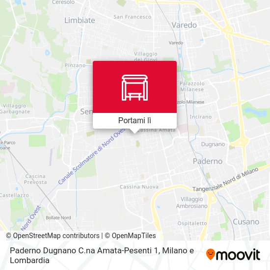 Mappa Paderno Dugnano C.na Amata-Pesenti 1