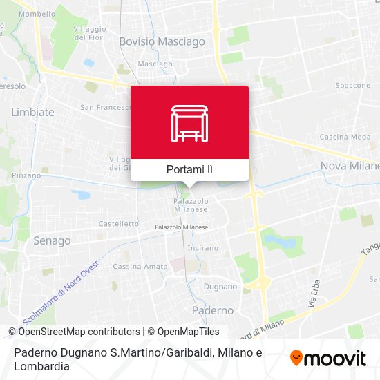 Mappa Paderno Dugnano S.Martino / Garibaldi