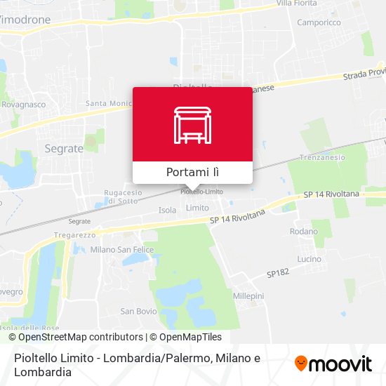 Mappa Pioltello Limito - Lombardia / Palermo