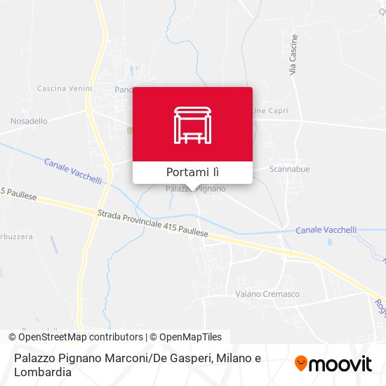 Mappa Palazzo Pignano Marconi / De Gasperi