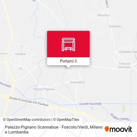 Mappa Palazzo Pignano Scannabue - Foscolo / Verdi