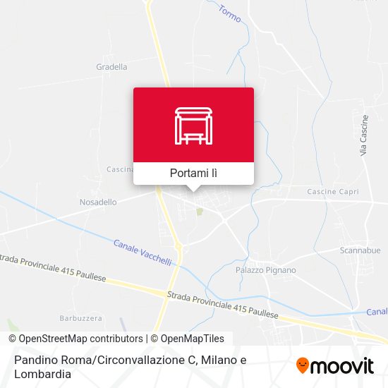 Mappa Pandino Roma / Circonvallazione C