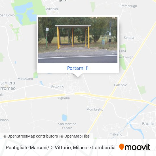 Mappa Pantigliate Marconi / Di Vittorio