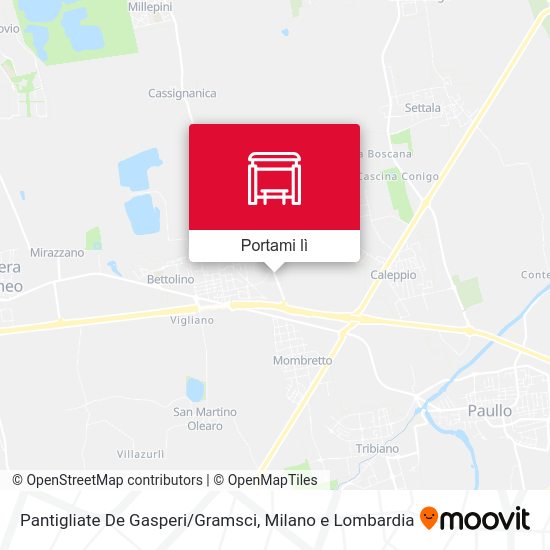 Mappa Pantigliate De Gasperi/Gramsci