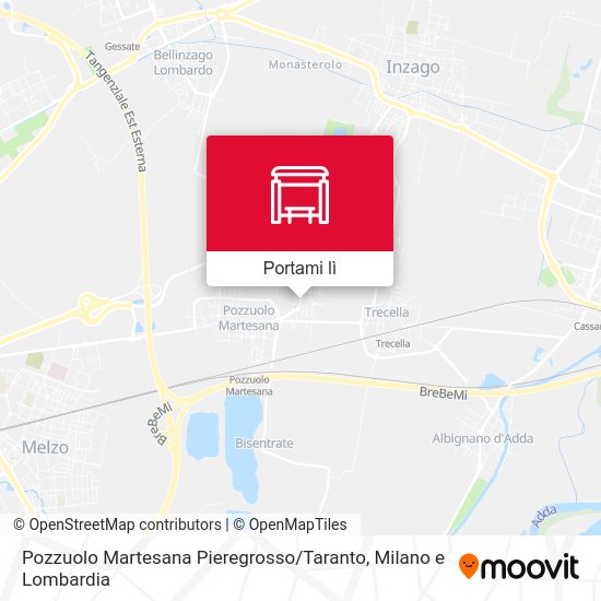 Mappa Pozzuolo Martesana Pieregrosso / Taranto