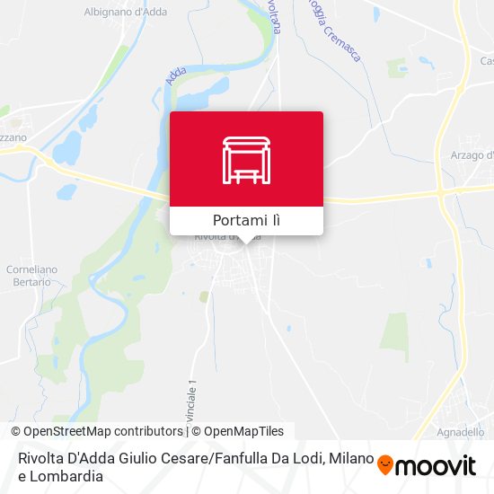 Mappa Rivolta D'Adda Giulio Cesare / Fanfulla Da Lodi