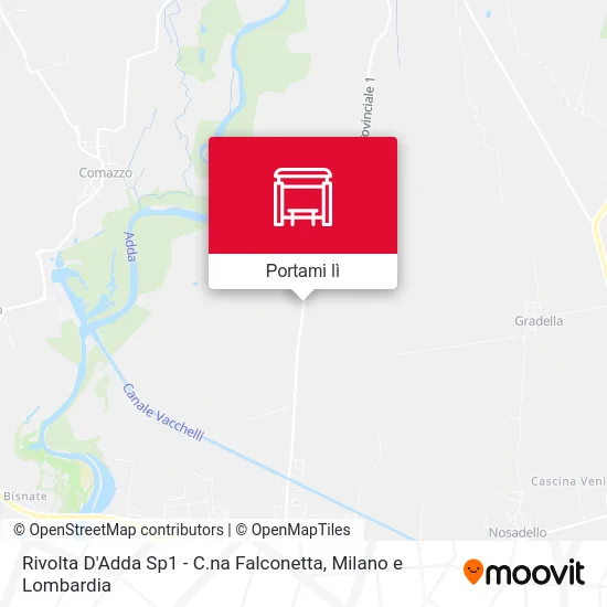 Mappa Rivolta D'Adda Sp1 - C.na Falconetta
