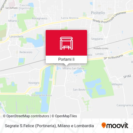 Mappa Segrate S.Felice (Portineria)