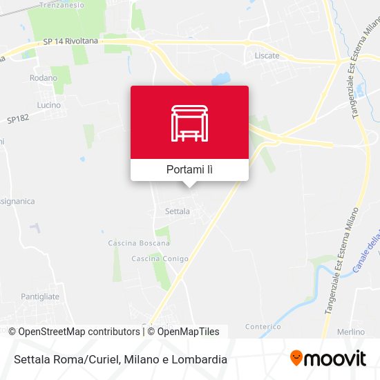Mappa Settala Roma/Curiel