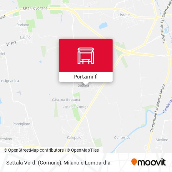 Mappa Settala Verdi (Comune)