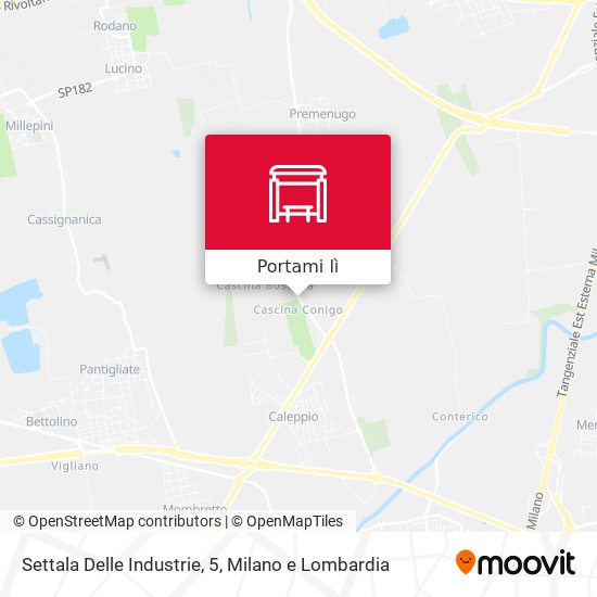 Mappa Settala Delle Industrie, 5