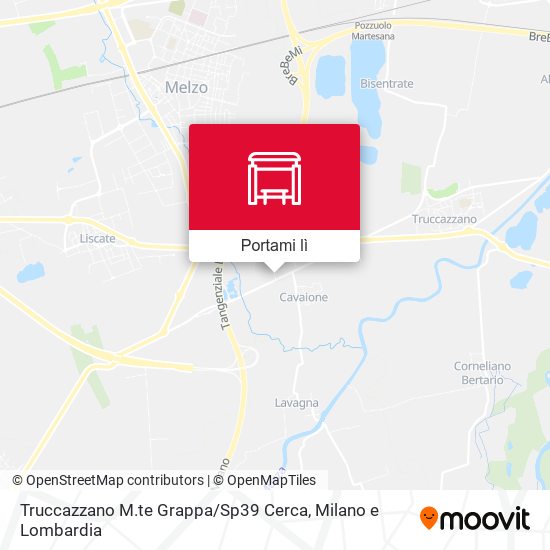 Mappa Truccazzano M.te Grappa / Sp39 Cerca