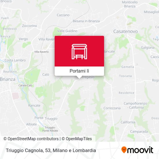 Mappa Triuggio Cagnola, 53