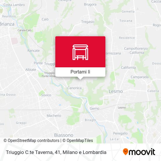 Mappa Triuggio C.te Taverna, 41