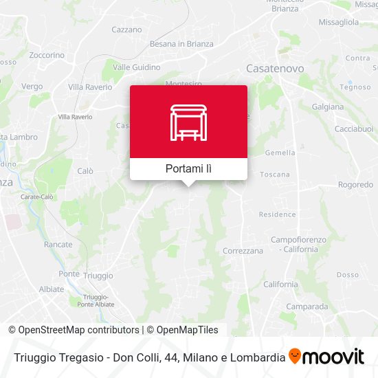 Mappa Triuggio Tregasio - Don Colli, 44