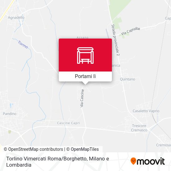 Mappa Torlino Vimercati Roma / Borghetto