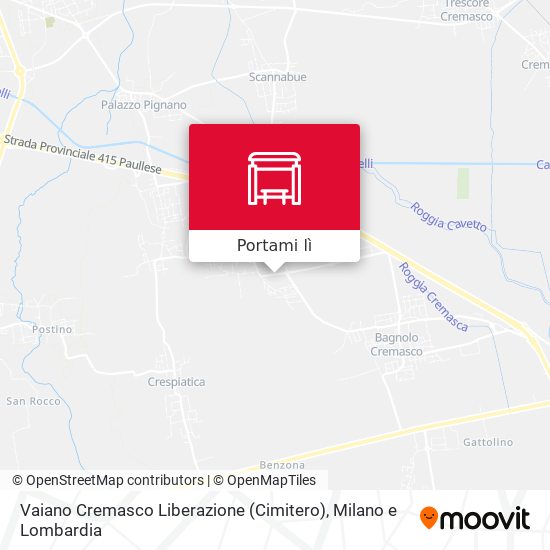 Mappa Vaiano Cremasco Liberazione (Cimitero)