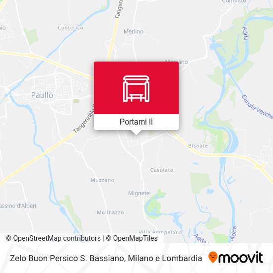 Mappa Zelo Buon Persico S. Bassiano