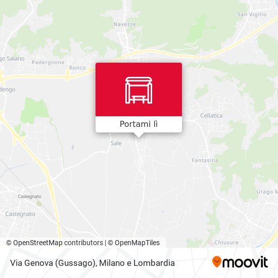 Mappa Via Genova (Gussago)