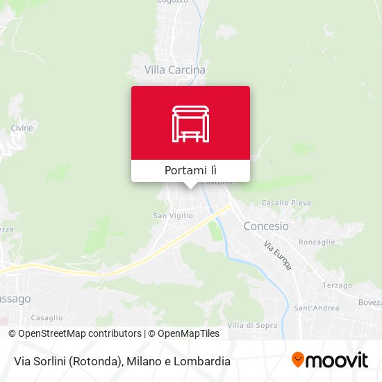Mappa Via Sorlini (Rotonda)