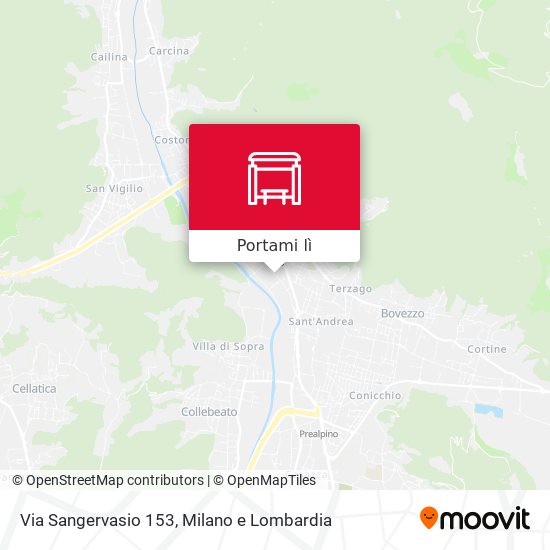 Mappa Via Sangervasio 153
