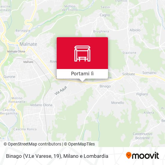 Mappa Binago (V.Le Varese, 19)