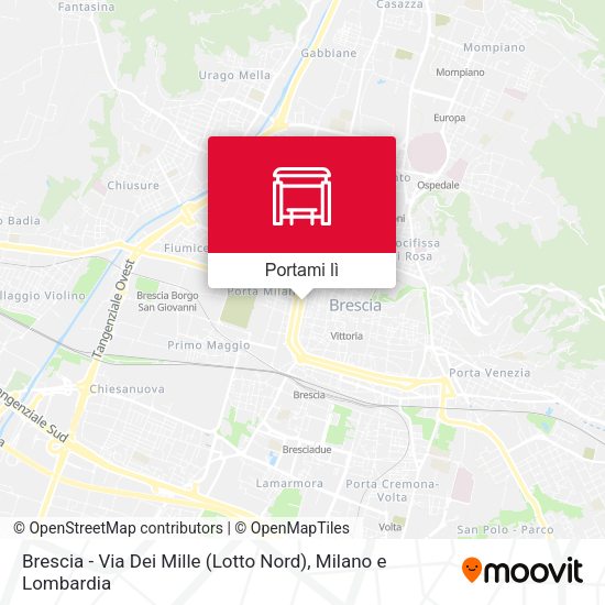 Mappa Brescia - Via Dei Mille (Lotto Nord)