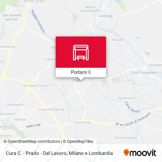 Mappa Cura C. - Prado - Del Lavoro