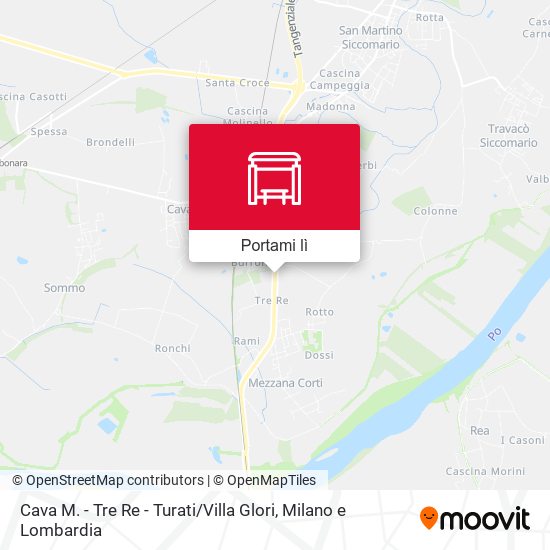 Mappa Cava M. - Tre Re - Turati / Villa Glori