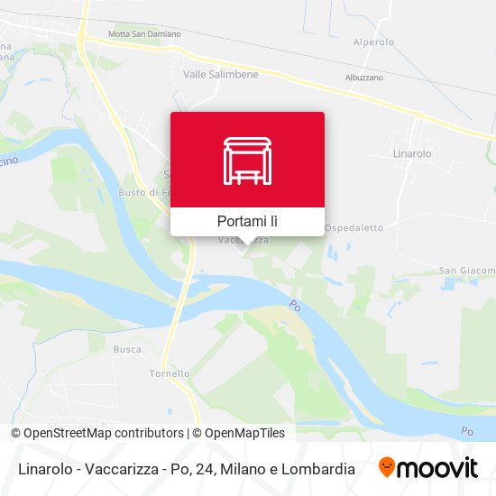 Mappa Linarolo - Vaccarizza - Po, 24