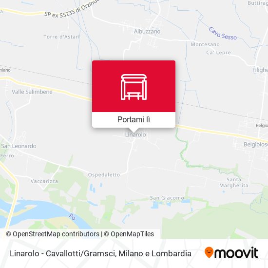 Mappa Linarolo - Cavallotti/Gramsci