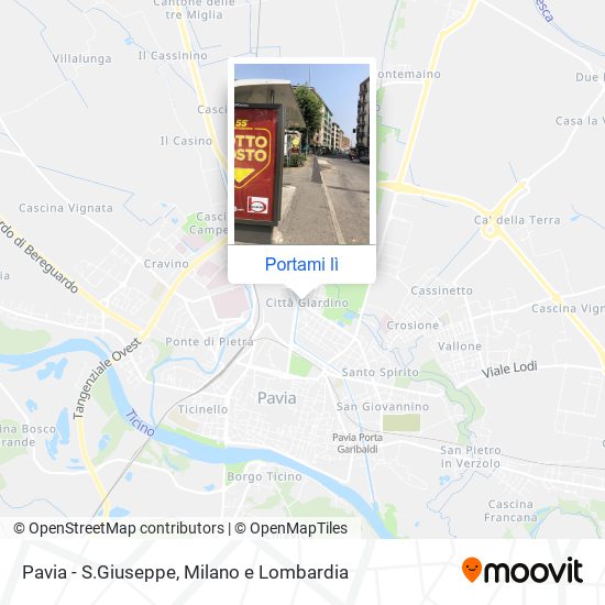 Mappa Pavia - S.Giuseppe