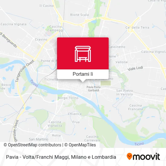 Mappa Pavia - Volta/Franchi Maggi
