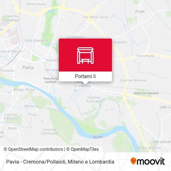 Mappa Pavia - Cremona/Pollaioli
