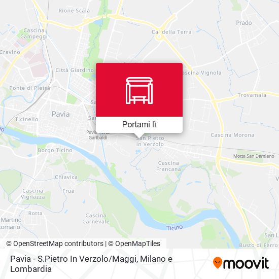 Mappa Pavia - S.Pietro In Verzolo / Maggi