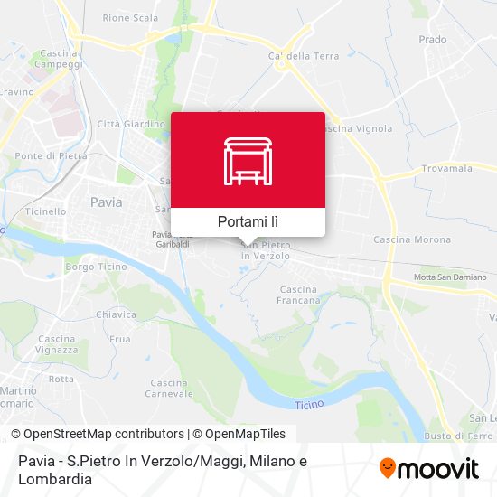 Mappa Pavia - S.Pietro In Verzolo / Maggi