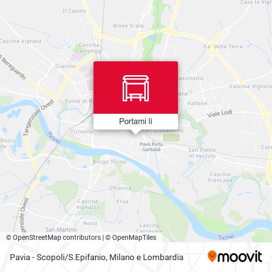 Mappa Pavia - Scopoli/S.Epifanio