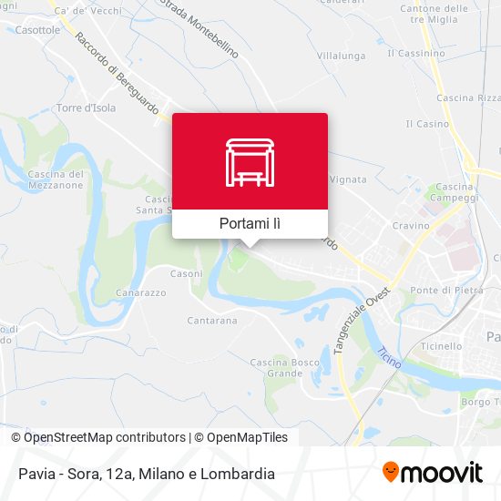 Mappa Pavia - Sora, 12a