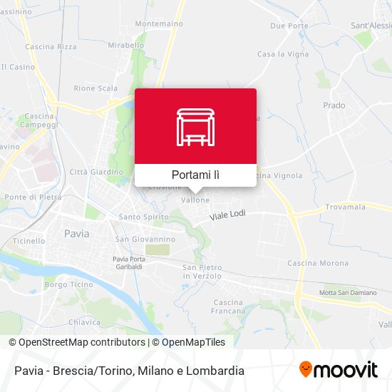 Mappa Pavia - Brescia/Torino