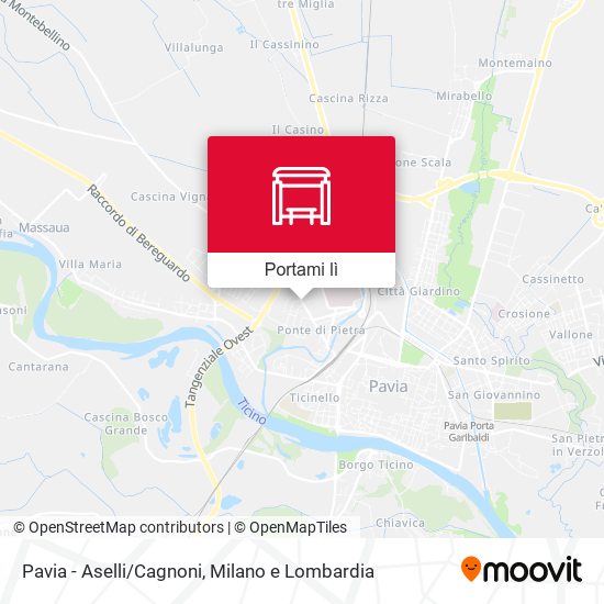 Mappa Pavia - Aselli/Cagnoni