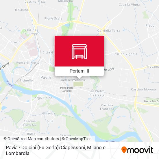 Mappa Pavia - Dolcini (Fu Gerla) / Ciapessoni