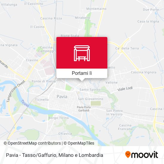 Mappa Pavia - Tasso/Gaffurio