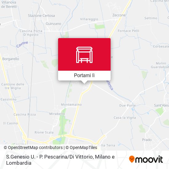 Mappa S.Genesio U. - P. Pescarina / Di Vittorio