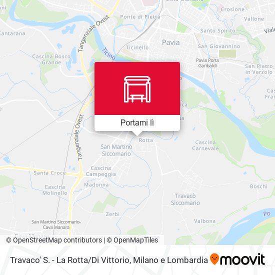 Mappa Travaco' S. - La Rotta / Di Vittorio
