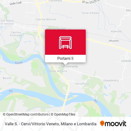 Mappa Valle S. - Cervi / Vittorio Veneto