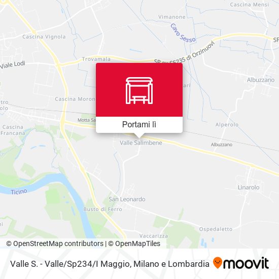 Mappa Valle S. - Valle / Sp234 / I Maggio