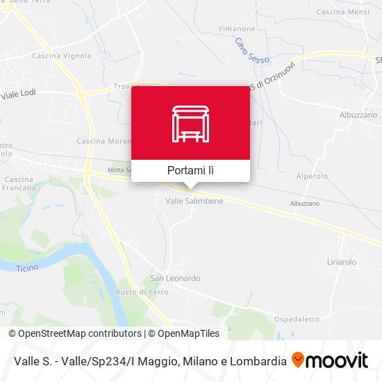 Mappa Valle S. - Valle / Sp234 / I Maggio