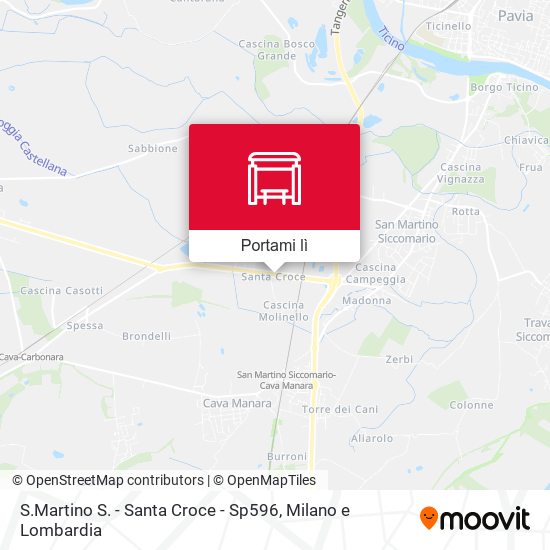 Mappa S.Martino S. - Santa Croce - Sp596